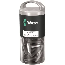 Wera 867/1 - Z TX 40 x 25 mm DIY-boks - Torx-bit, 100 Deler