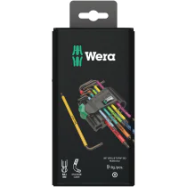 Wera 967/9 - TX BO Flerfarget 1 - Torx-nøkkelsett, 9 Deler