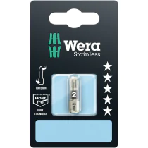 Wera 3855/1 - TS PZ 2 x 25 mm SB - Pozidriv-bit, 5 Stykk