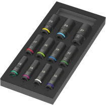 Wera 9725 - Skuminnlegg 8790 C Impaktor Deep Set 1 - Pipesett, 11 Deler