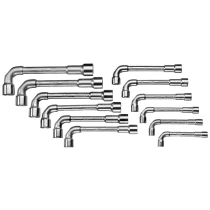 Gedore Dobbelt pipenøkkelsett 12 deler 8–19 mm - 25 PK-012