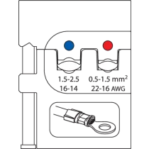 Gedore Modulinnsats for isolerte terminaler  0.5-15/1.5-2.5 - 8140-02