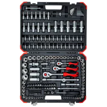 Gedore Pipenøkkelsett 1/4+3/8+1/2 172 deler - R45603172