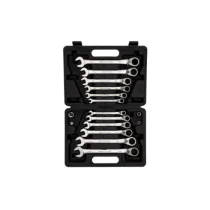 Gedore Kam-skrallespennsett 8–19 mm 16 deler - R07203016