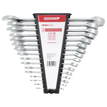 Gedore Kombinasjonsspennsett AF1/4-1.1/4 16 deler - R09115016