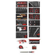 Gedore Verktøysett 11xCT-moduler + variable verktøy 166 deler - R21010002