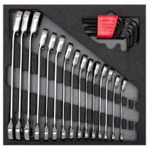 Gedore Skiftenøkkelsett 4/6 CT-modul 24 deler - R22250001
