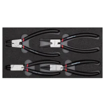 Gedore Låseringstangsett 2/6 CT-modul 4 deler - R22150017