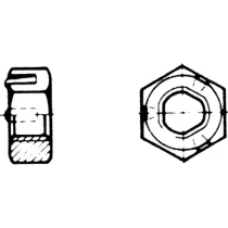 Arvid Nilsson Sekskantlåsemutter DIN 980 Sink-flake M24