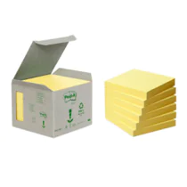 3M Post-it Klistrelapper – 100% Gjenbrukspapir (3M654-1B, 24 Eske)