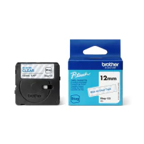Brother BTAG-133 Tape – 12mm, Klar, Holdbarhet (BROBTAG133, 1 Eske)