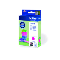 Brother LC221M Blekkpatron – Høy kapasitet, kompatibel (BROLC221M, Magenta, 1 Eske)