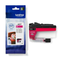 Brother LC427M Blekkpatron – Høy kapasitet, kompatibel (BROLC427M, Magenta, 1 Eske)