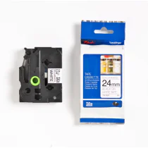 Brother TZe Tape – 24mm x 8m, Non-Laminert (BROTZN251, 1 Eske)
