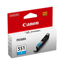 Canon CLI-551 Cyan Blekkpatron – Høy kvalitet, langvarig (CAN22402, Cyan, 1 Eske)