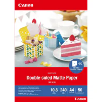 Canon A4 Double Matte Photo Paper – Høy kvalitet, 240g (CAN4076C005, 1 Eske)