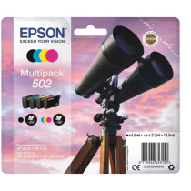 Epson T502 Multipack Blekk – Høy Kvalitet, Lang Varighet (EPST02V64010, Flerfarget, 1 Eske)