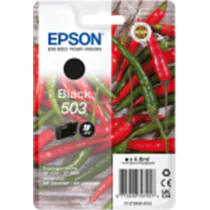 Epson T503 Blekkpatron – Høy Kvalitet, Lang Varighet (EPST09Q14010, Svart, 1 Eske)