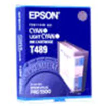 Epson T48 - Cyan / Light Cyan Blekkpatron – Høy Kvalitet (EPST489011, Cyan, 1 Eske)