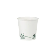 Green Box EcoUp 100 ml papirkopper, hvit, 1000 stykker, SGB-DHD04522