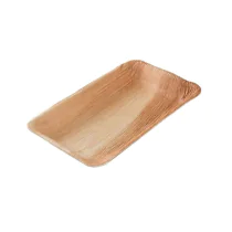 Green Box rektangulære dype tallerkener med håndflate, beige, 200 stk, SGB-DTW053, size 25 x 15 cm