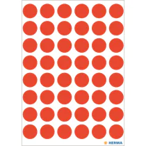 Herma Etikett Vario – Permanent Klebende, PEFC-Sertifisert (HER1866, Rød, 10 Eske)
