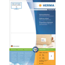 HERMA Etiketter Premium – Høy kvalitet, skarpe utskrifter (HER4249, 1 Eske)