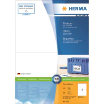 Herma Etiketter Premium – Høy kvalitet, skarpe utskrifter (HER4282, 1 Eske)