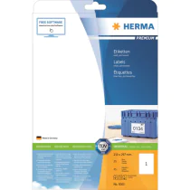HERMA Etiketter Premium – Høy kvalitet, skarpe utskrifter (HER5065, 1 Eske)