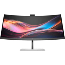 HP 34" WQHD Konferanseskjerm – AI-støyreduksjon, ultrabred skjerm (HP8K157A5, 1 Eske)