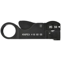 Knipex 166005SB avisoleringsverktøy for koaksialkabel, 1 Stykk, SKC-166005SB
