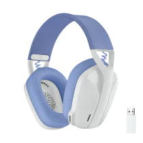 Logitech G435 Gaming Headset – Trådløs Lydkvalitet (LOG981001074, Hvit, 1 Eske)