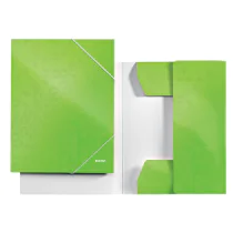 Leitz WOW Strikkmappe – Iøynefallende Design (LTZ39820054, Grønn, 10 Eske)