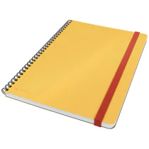 Leitz Cosy Notatbok B5 – Spiralinnbinding, Høy Kvalitet (LTZ44840019, Gul, 5 Eske)