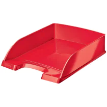 Leitz Brevkurv Plus WOW – Ekstra Robust, Høy Kapasitet (LTZ52263026, Rød, 1 Eske)