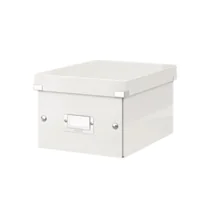 Leitz Oppbevaringsboks Click&Store – Praktisk og Robust (LTZ60430001, Hvit, 1 Eske)