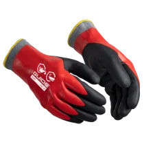 Guide 9508 Heldyppet nitril kuttbestandig hanske, 6 Par
