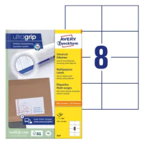 Avery 3427 Flerbruksetiketter 105 x 74 mm hvit