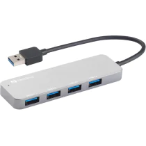 Sandberg USB 3.0 Hub – Koble 4 Enheter Samtidig (SDG333-88, 1 Eske)