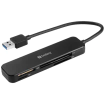 Sandberg USB 3.0 Pocket Card Reader, 1 Stykk, SEN-134-32