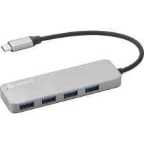 Sandberg USB-C til 4 x USB 3.0 Hub SAVER, 1 Stykk, SEN-336-20