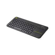 Logitech Wireless Touch Keyboard K400 Plus, svart, US International, 1 Stykk, SEN-920-007119
