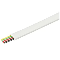 MicroConnect Telefon flat 4 ledninger, 100m, 1 Stykk, SEN-MPK100-4W