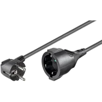 MicroConnect forlengelseskabel Schuko med sikkerhetsplugg, 5m, 1 Stykk, SEN-PE140500