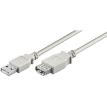 MicroConnect USB 2.0 forlengelseskabel, 0,1m, 1 Stykk, SEN-USBAAF01