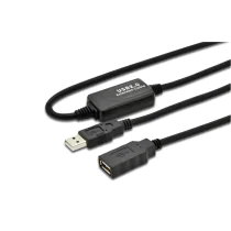 MicroConnect aktiv USB 2.0 forlengelseskabel med integrert booster, 20m, 1 Stykk, SEN-USBAAF20A