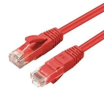 MicroConnect CAT5e U/UTP nettverkskabel 1m, rød, 1 Stykk, SEN-UTP501R