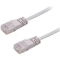 MicroConnect CAT6 U/UTP FLAT nettverkskabel 5m, grå, 1 Stykk, SEN-V-UTP605-FLAT