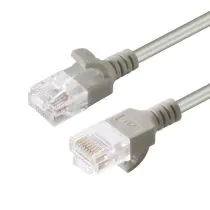 MicroConnect CAT6a U/UTP SLIM nettverkskabel 10m, grå, 1 Stykk, SEN-W125627993