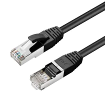 MicroConnect CAT6A S/FTP nettverkskabel 20m, svart, 1 Stykk, SEN-W125878134